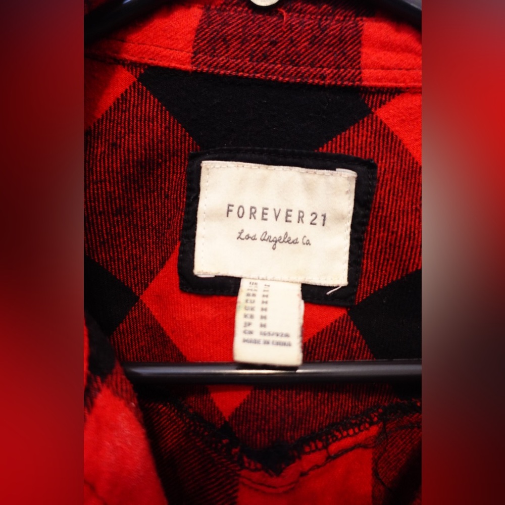 Red and black flannel